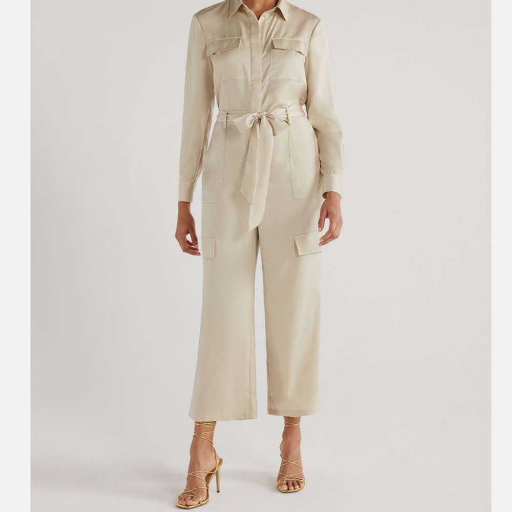 NWT Women's Cream Jumpsuit
